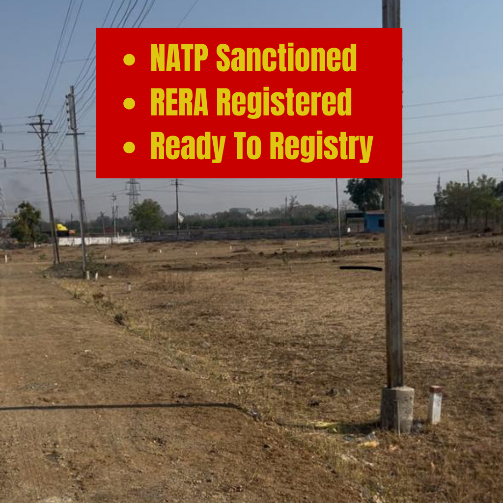 Ready to registry plots in Kalmeshwar Highway Touch layout Nagpur with NATP sanction and RERA registration showing legal and development status